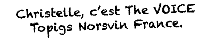 Christelle, c est The VOICE Topigs Norsvin France  